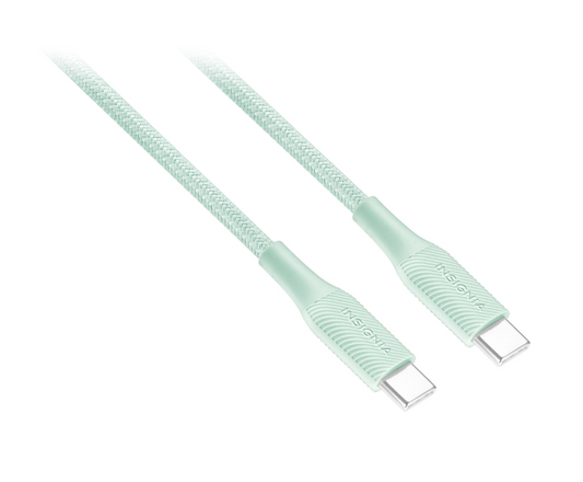 Insignia Câble tressé USB-C vers USB-C de 1,5 m (4,9 pi) (NS-MCCC5GR22-C)