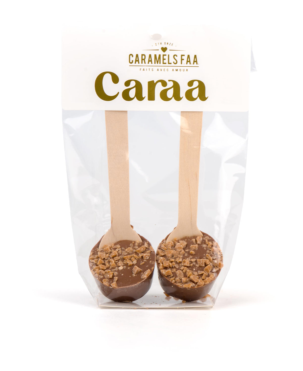 Cuillères Chocolat Caramel Chaud