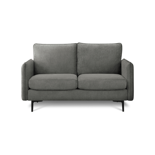 Causeuse de 57" avec deux coussins de Monarch - COACH-18 - tissu gris (8K12C18)
