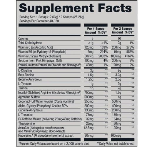 CBUM THAVAGE PRE-WORKOUT, 40 Servings