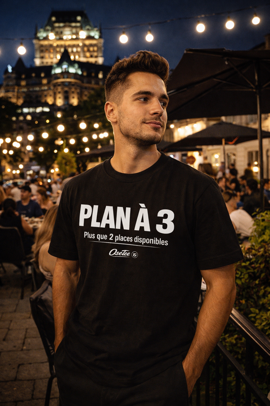 T-shirt Plan à 3 OseTee — vue 1
