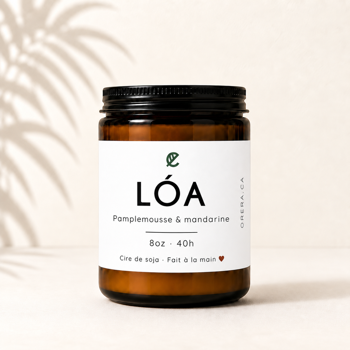 Bougie de soya LÓA pamplemousse & mandarine