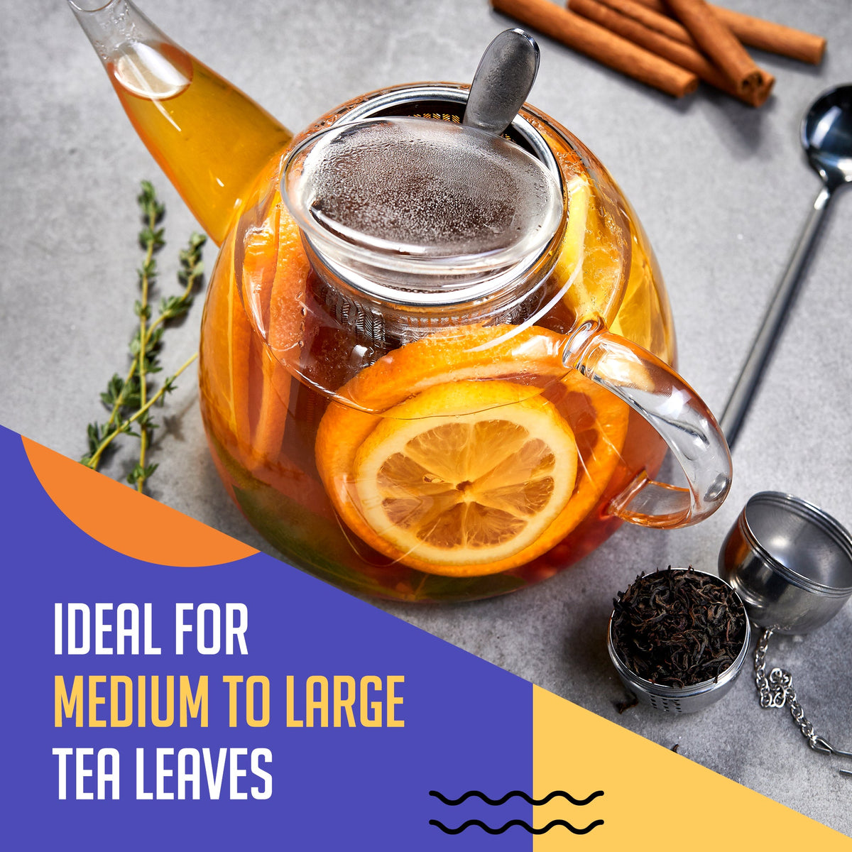 Stainless Steel Tea Ball Strainer for Loose Leaf