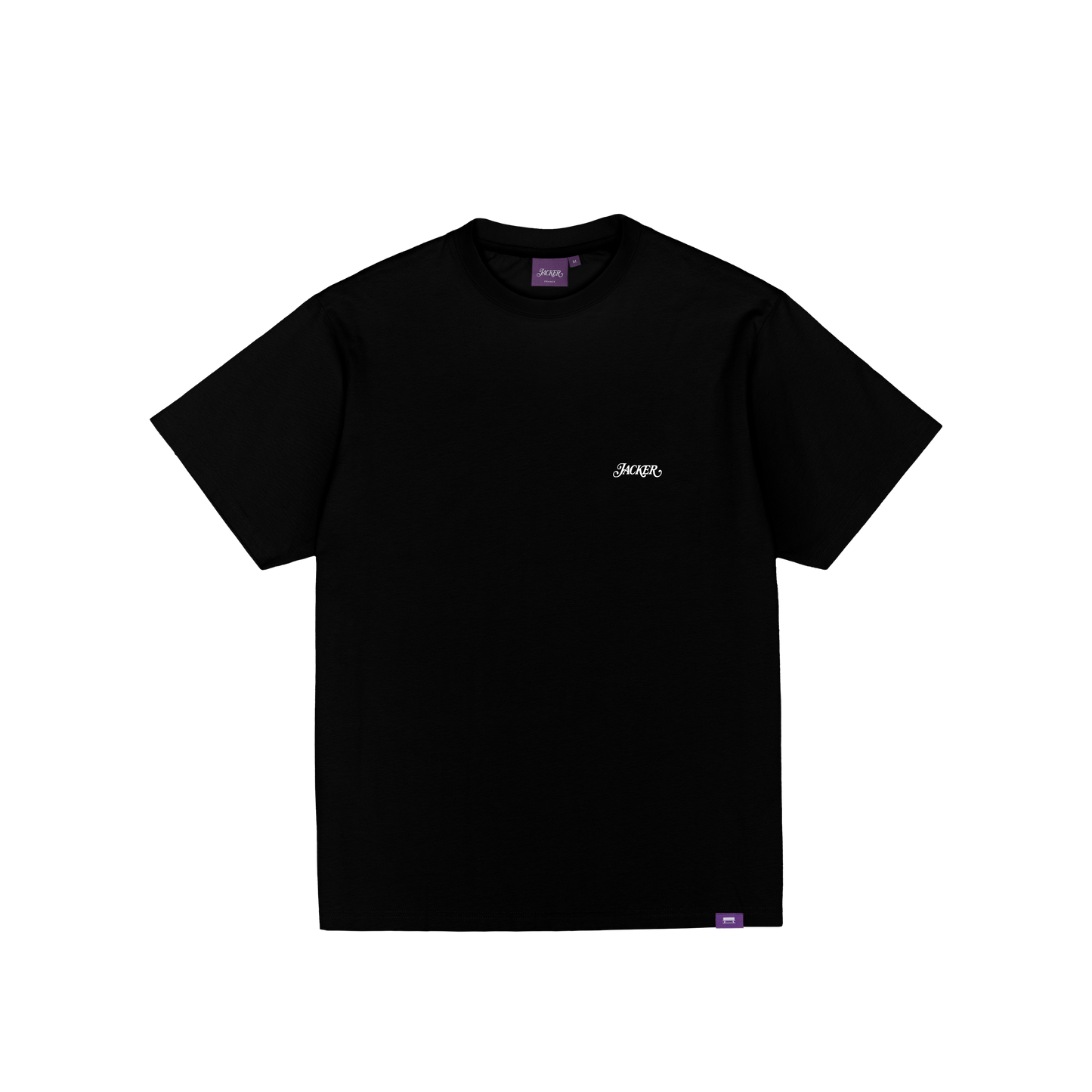 Jacker 'Classic 3D Logo' Tee - Black