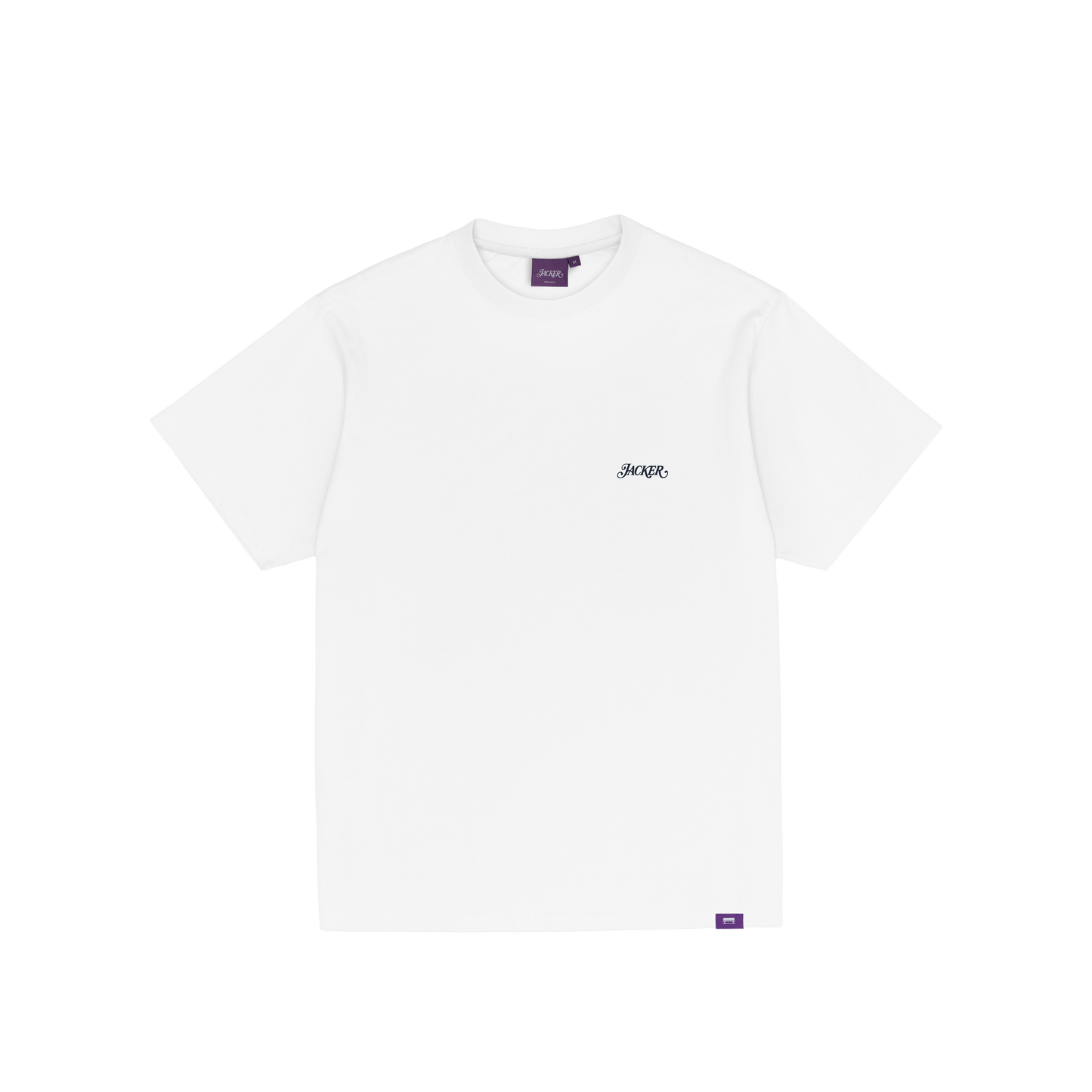 Jacker 'Classic 3D Logo' Tee - White