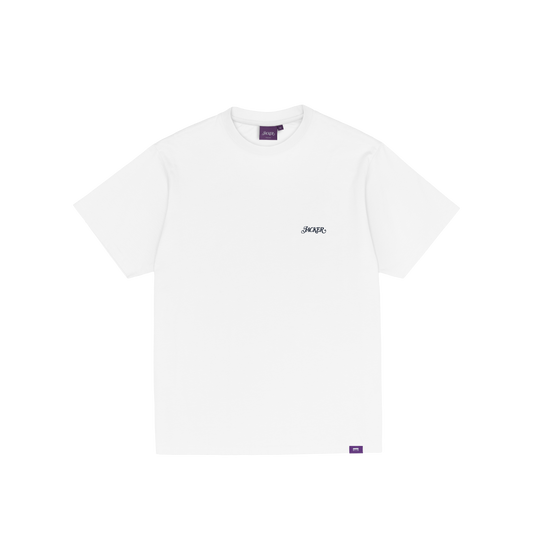 Jacker 'Classic 3D Logo' Tee - White