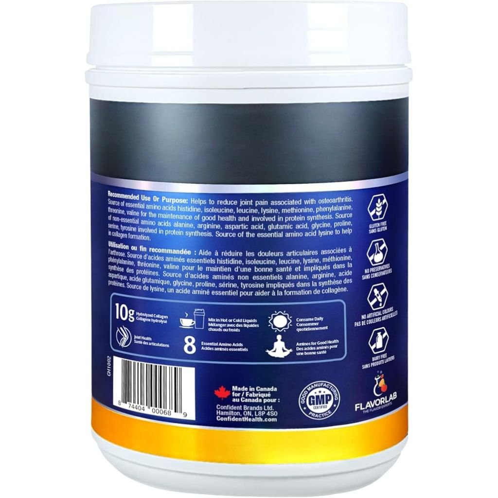 Confident Health HYDROLYZED COLLAGEN, 50 Servings