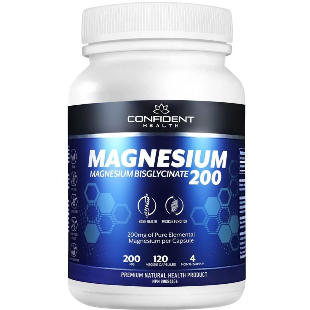 Confident Health MAGNESIUM 200, 120 VCaps