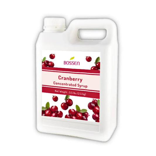 Canneberge | Multi-usages | Sirop pour thé aux perles | Purée de fruits | Mélange pour smoothie/granité aux fruits | Restauration Canada | Expédition gratuite au Canada pour les commandes de plus de 199 CAD