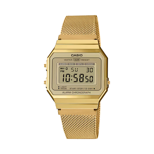 Casio 'A700WMG' Watch - 9AVT (Gold)