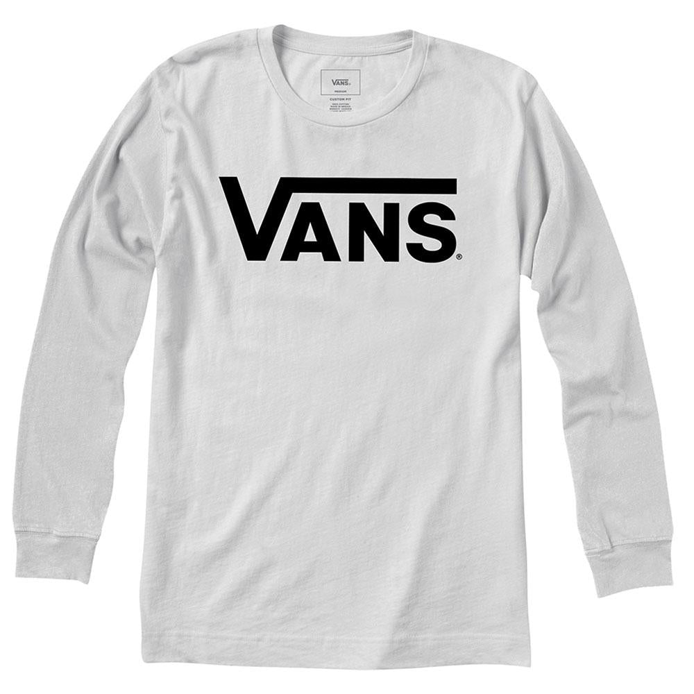 Vans 'Classic' L/S Tee - White (KIDS)