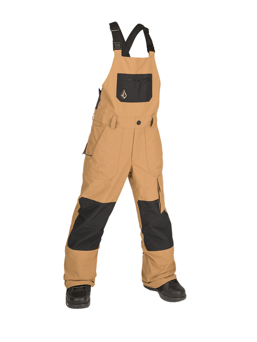Volcom 'Barkley' Insulated BIB Overall - Caramel (KIDS)