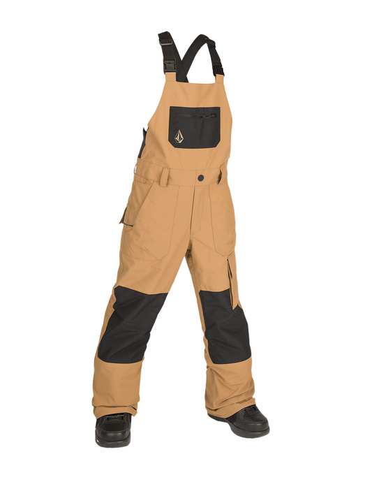 Volcom 'Barkley' Insulated BIB Overall - Caramel (KIDS)