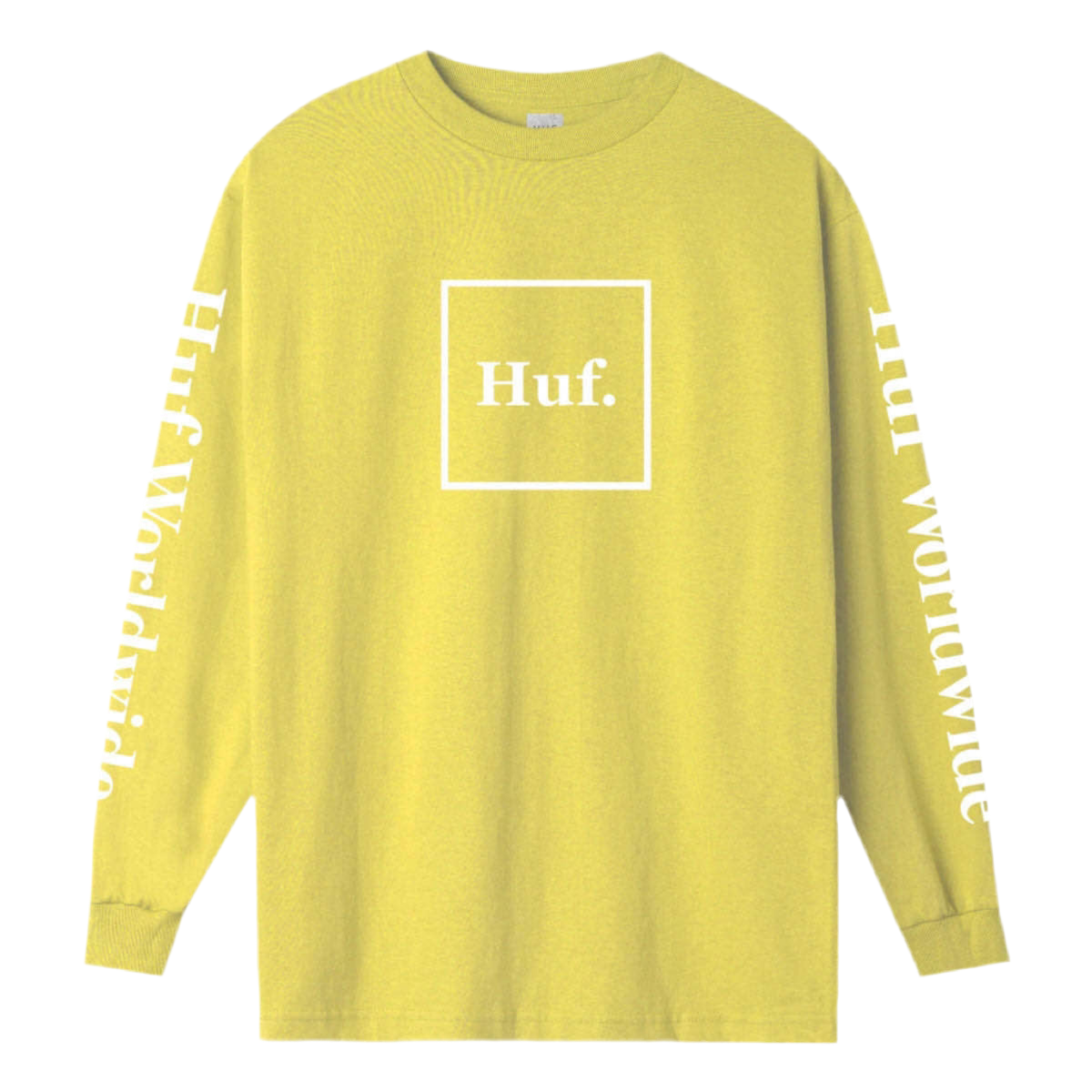HUF 'Domestic' L/S Tee - Lemon