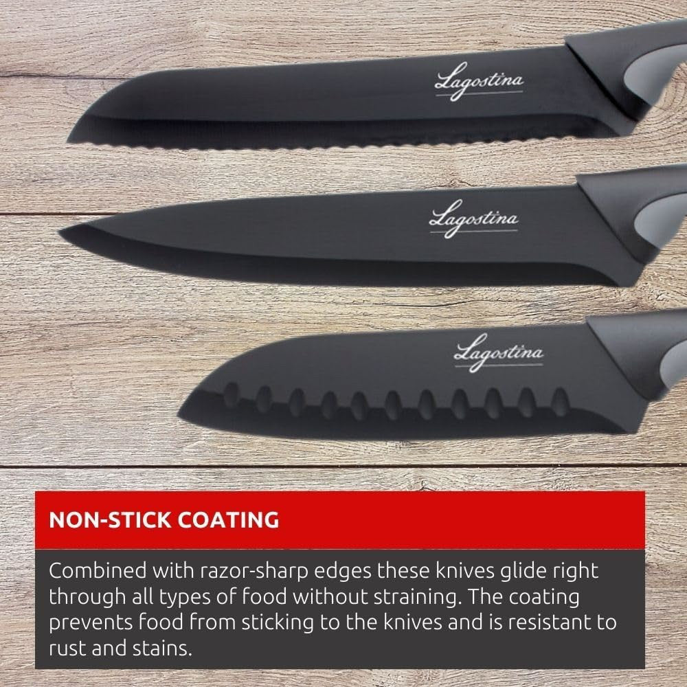 LAGOSTINA D224.3115.05 10PC Knife Set