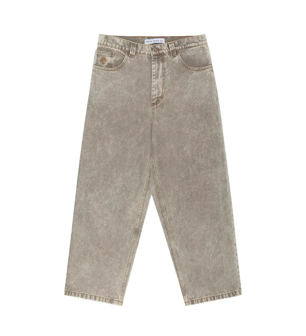 Polar Skate Co. 'Big Boy' Baggy Jeans - Acid Beige