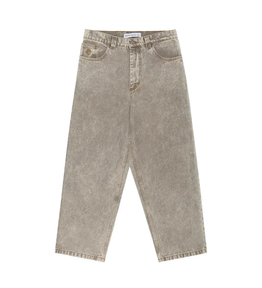 Polar Skate Co. 'Big Boy' Baggy Jeans - Acid Beige