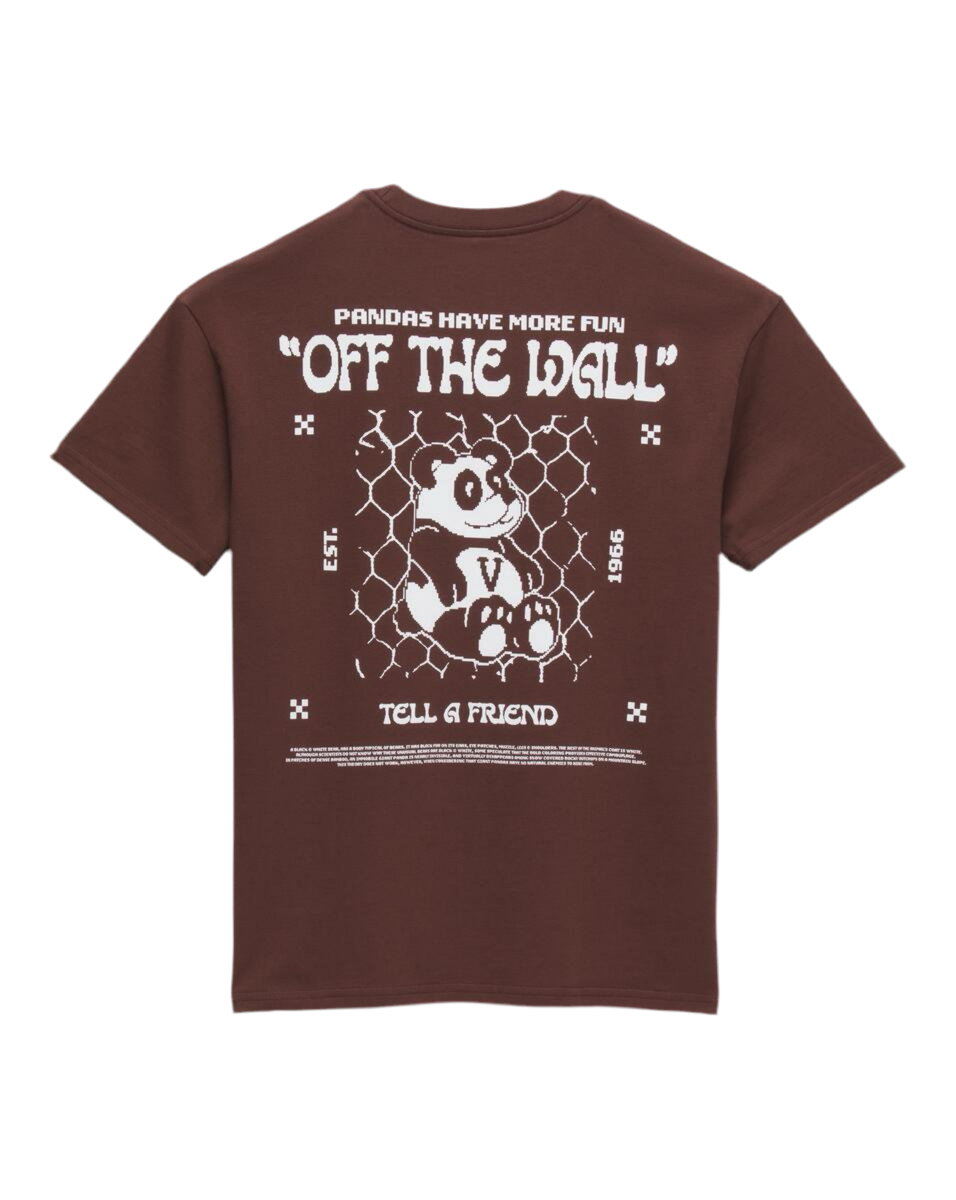 Vans 'V Panda Oversized' Tee - Brown