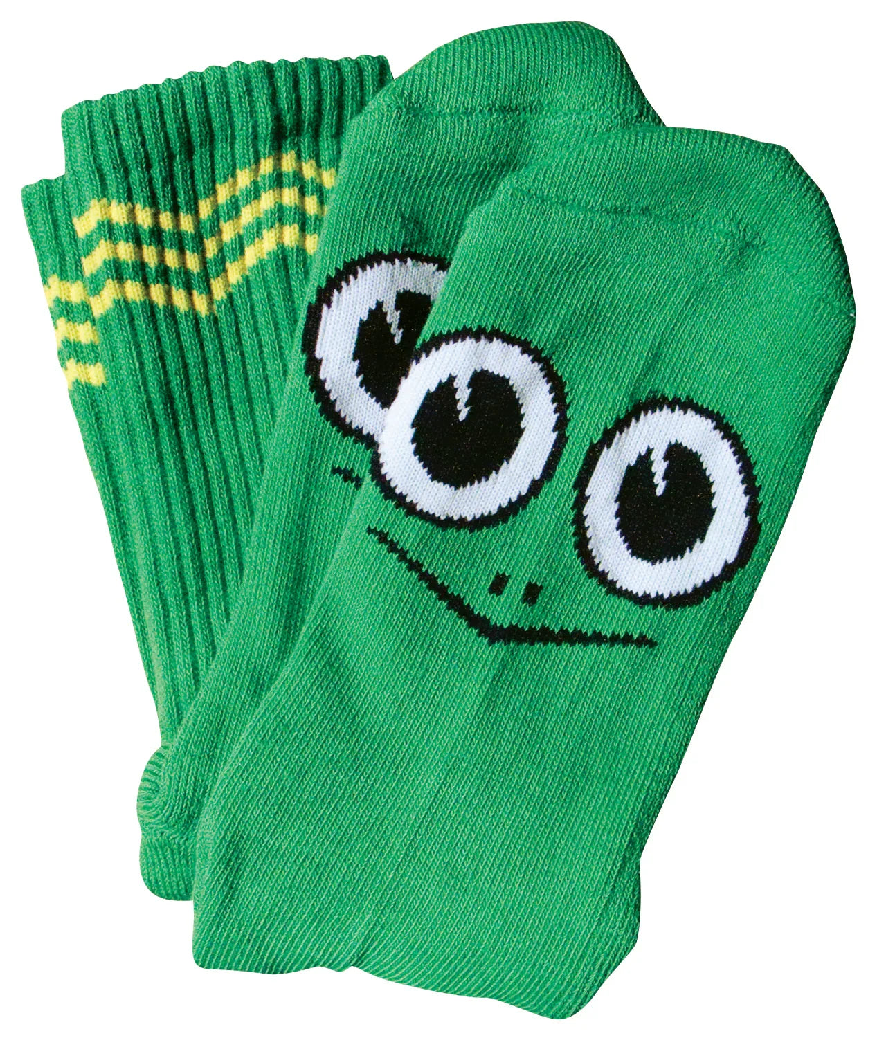 Toy Machine 'Turtle Boy' Crew Socks - Green