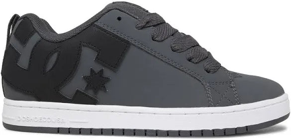 DC Shoes 'Court Graffik' Shoes - Dark Grey/White