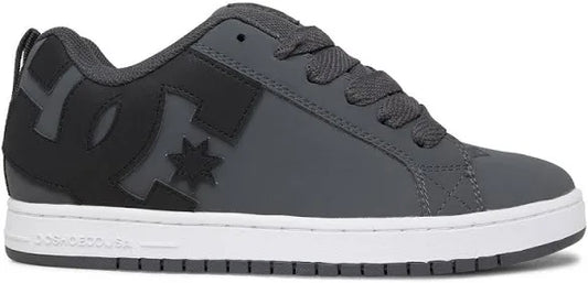 DC Shoes 'Court Graffik' Shoes - Dark Grey/White