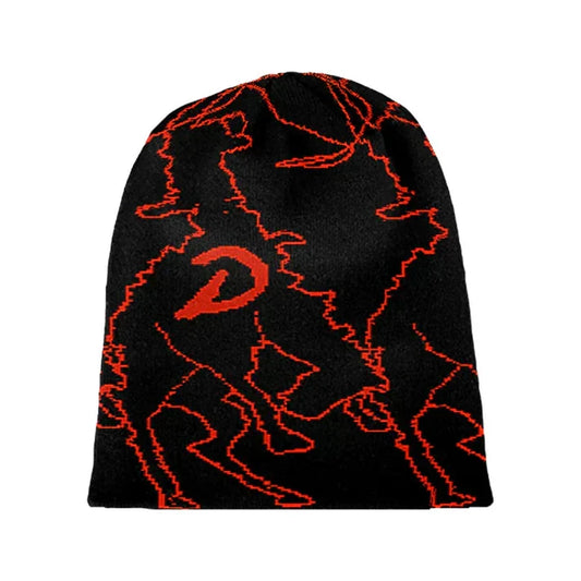 D.O.P.E. 'Brin' Beanie - Black/Red