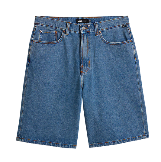 Vans 'Check-5 Baggy Denim' Shorts - Stone Washed Blue (Brown Patch)