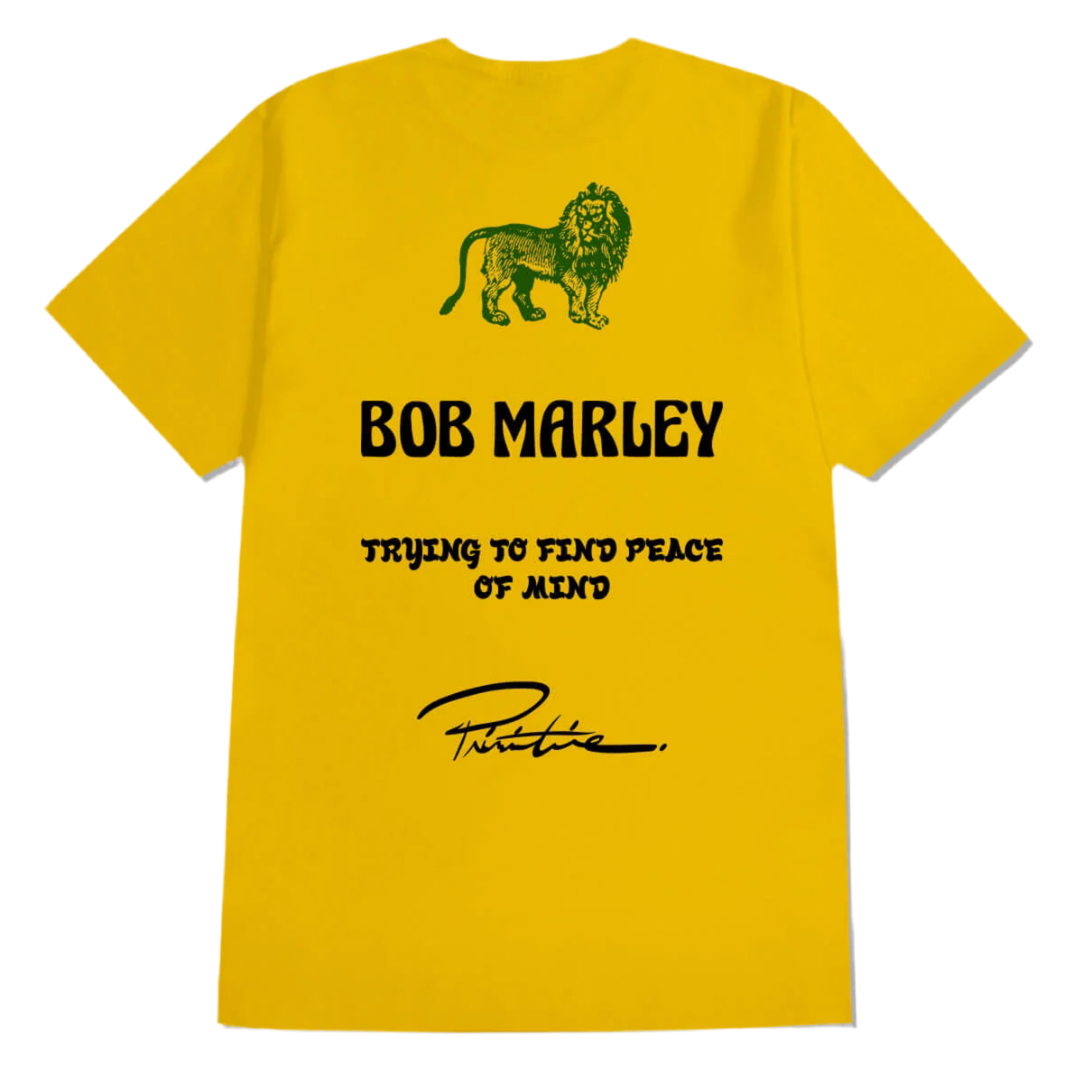 Primitive X Bob Marley 'Heartache' Tee - Gold