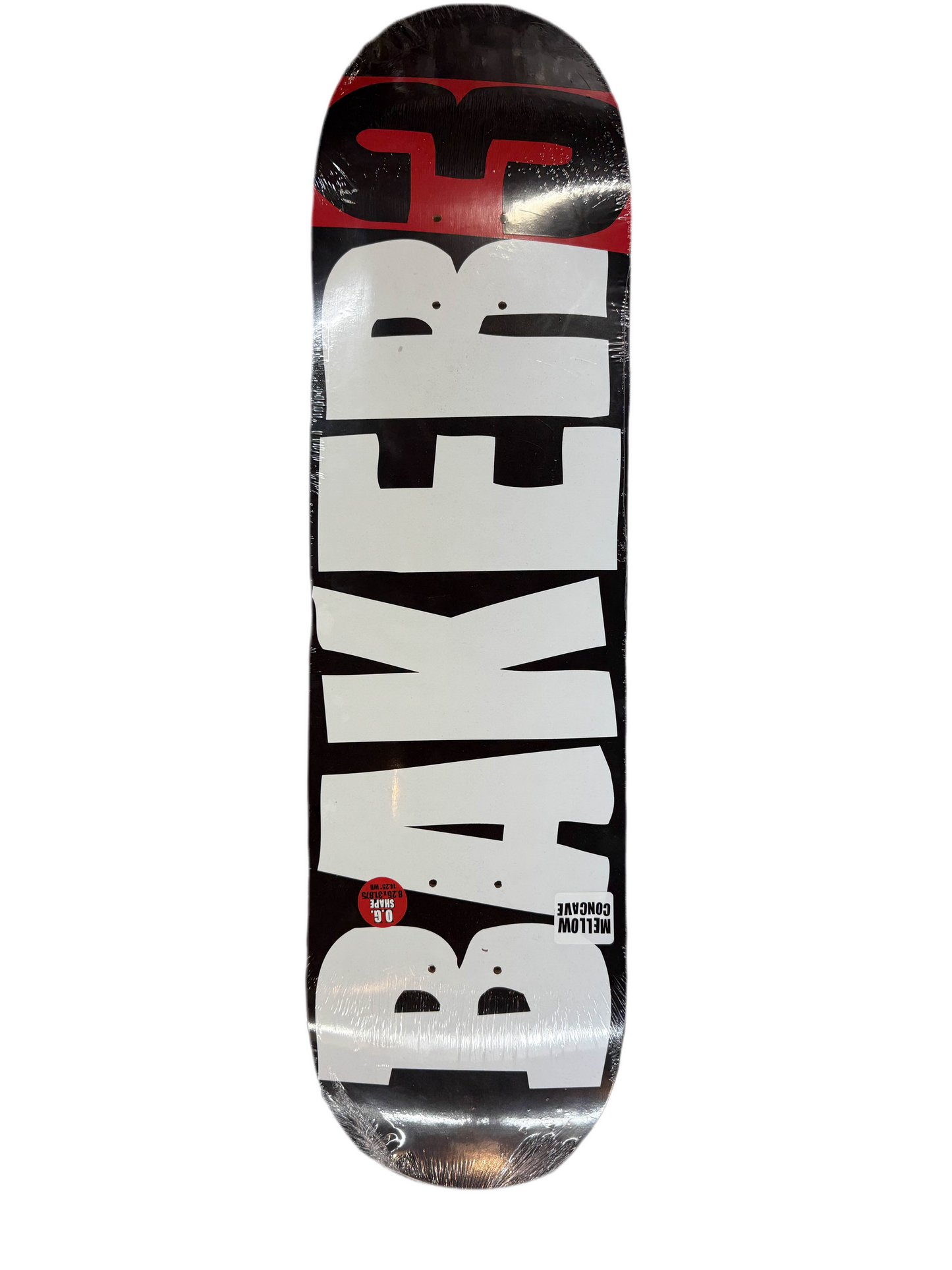 Baker 3 Skate Skate Deck - Black/Red