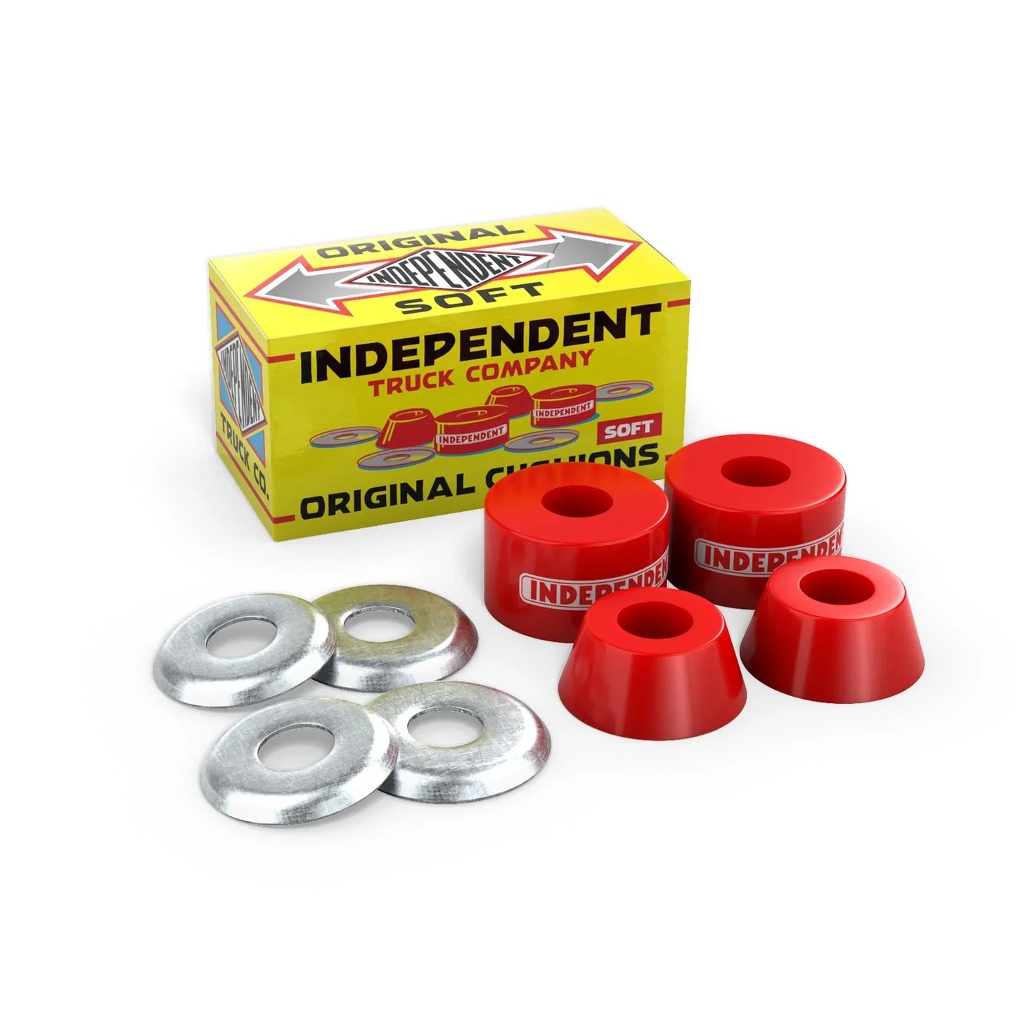 Independent 'Stage 4 Original' Soft Bushings - Red (90A)