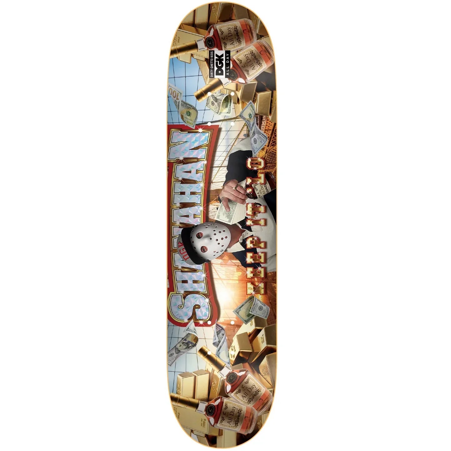 DGK x John Shanahan 'Ghetto Fab' Skateboard Deck - Multi
