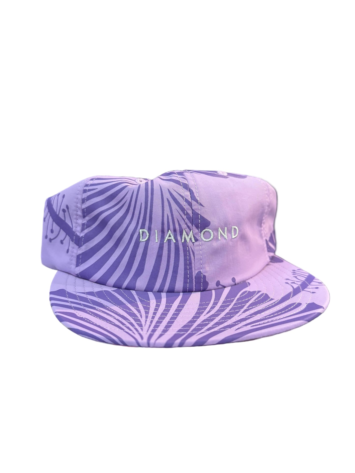 Diamond Supply Co. 'Leeway Petal' 6-Panel Unstructured Strapback Cap - Purple
