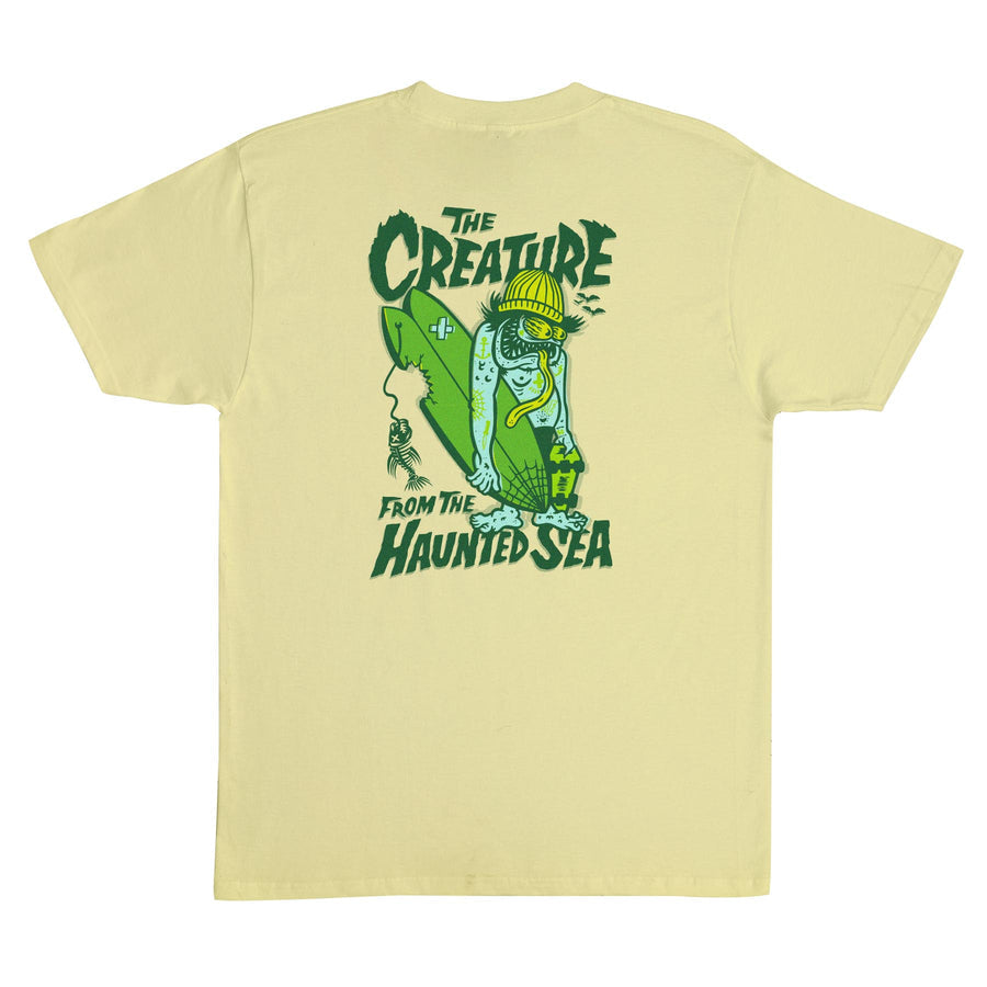 Creature 'Haunted Sea' Tee Cornsilk Yellow