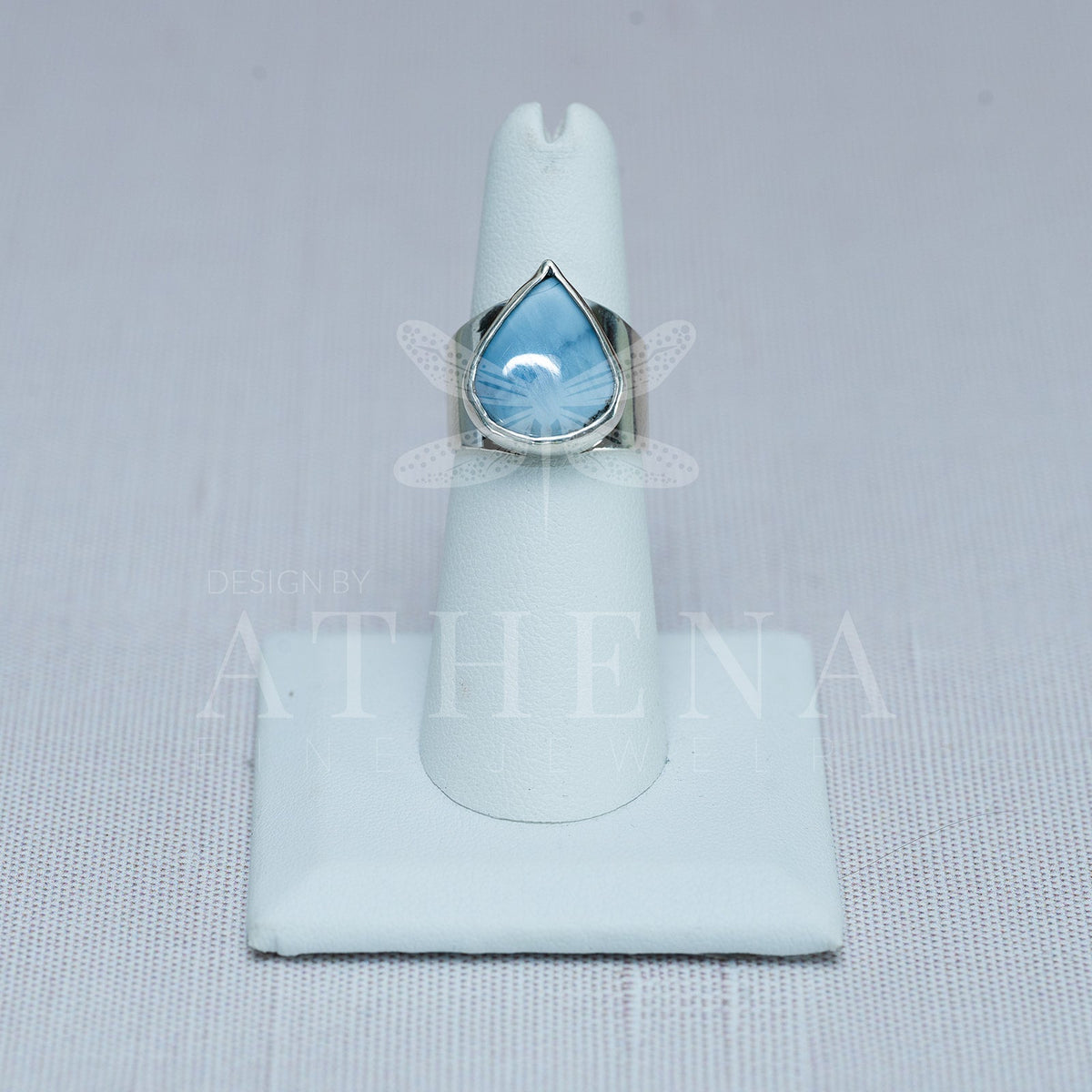 Sky - Blue Opal Ring — Sterling Silver, Bold Statement Piece