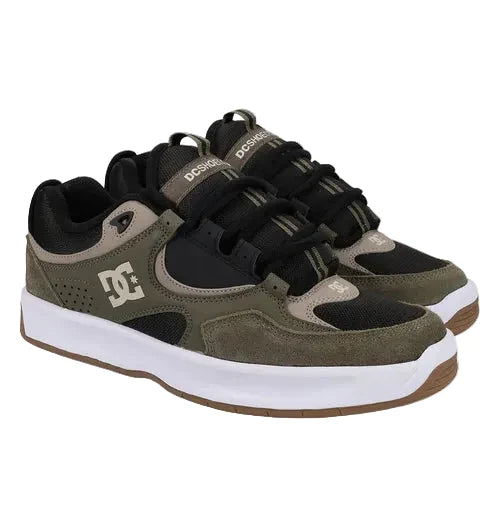 DC Shoes x Josh Kalis 'Kalynx Zero S' Shoes - Dark Grey/Olive/Taupe