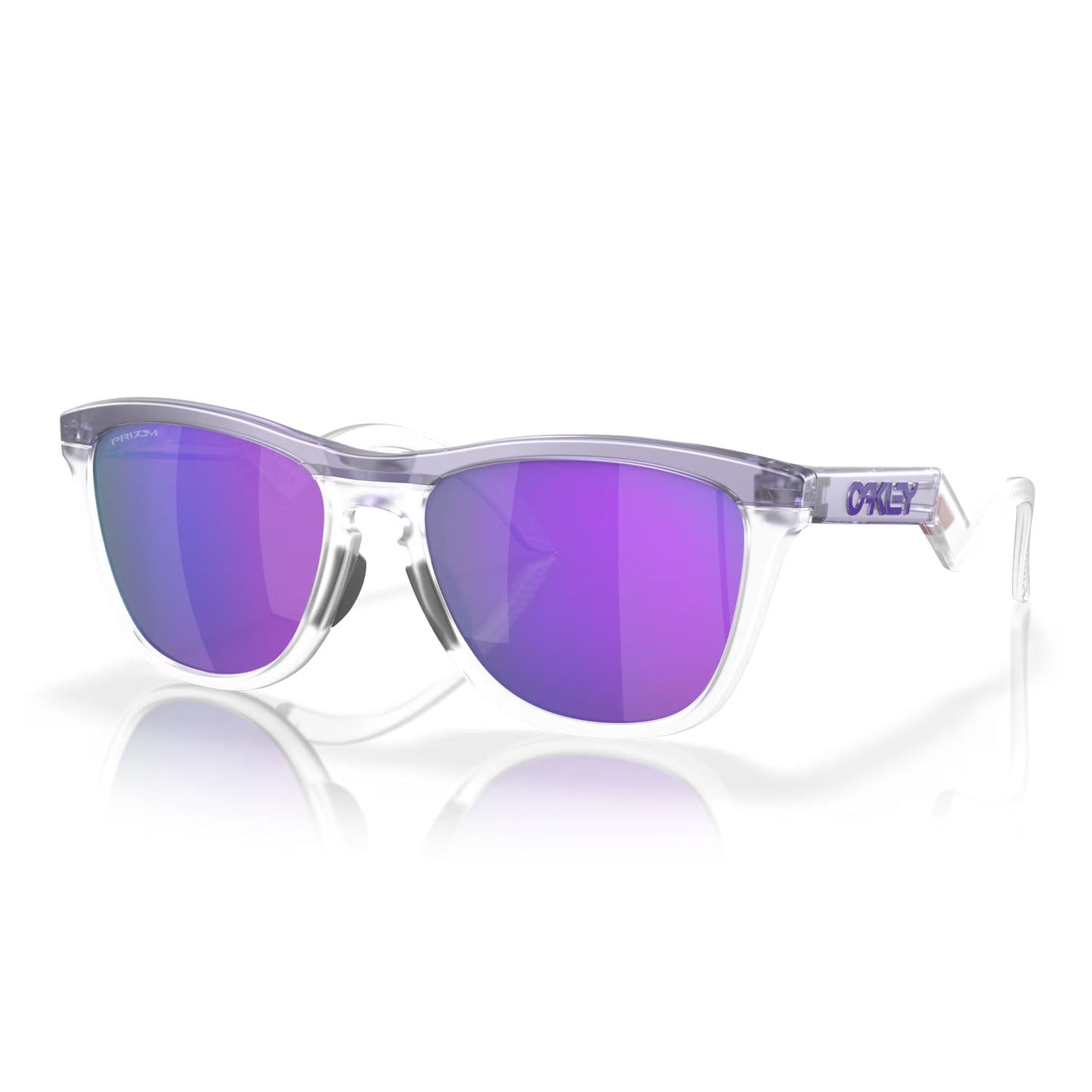 Oakley 'Frogskins Hybrid' Sunglasses - Matte Transparent Lilac/Clear