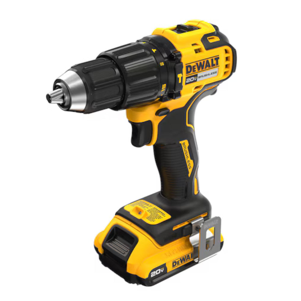 DEWALT DCD798D1 20V MAX* Brushless Cordless 1/2 in. Hammer Drill Kit - Refurbished with Dewalt Warranty