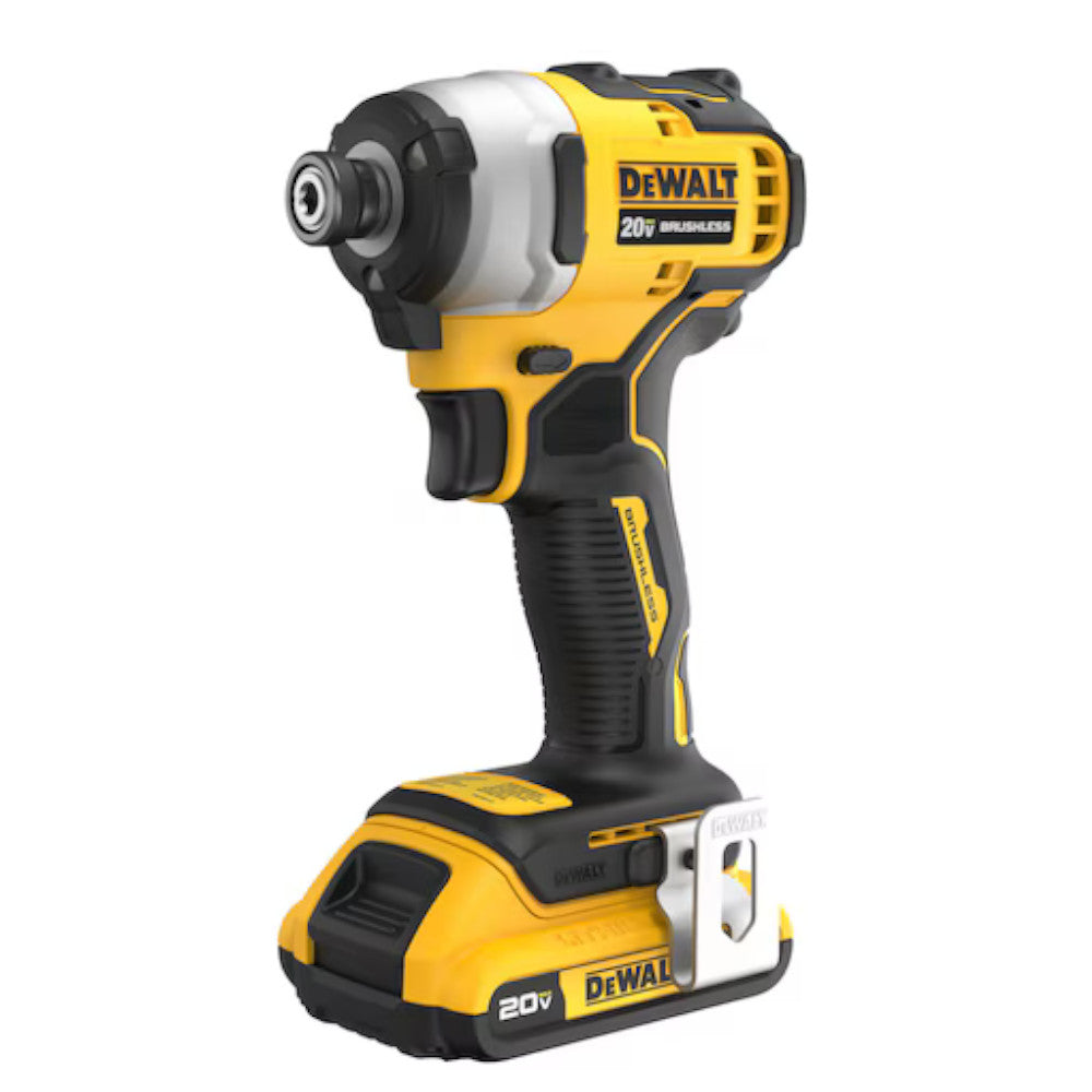DEWALT DCF809D1 ATOMIC™ 20V MAX* Brushless Cordless Compact 1/4 in Impact Driver Kit - Refurbished with Dewalt Warranty