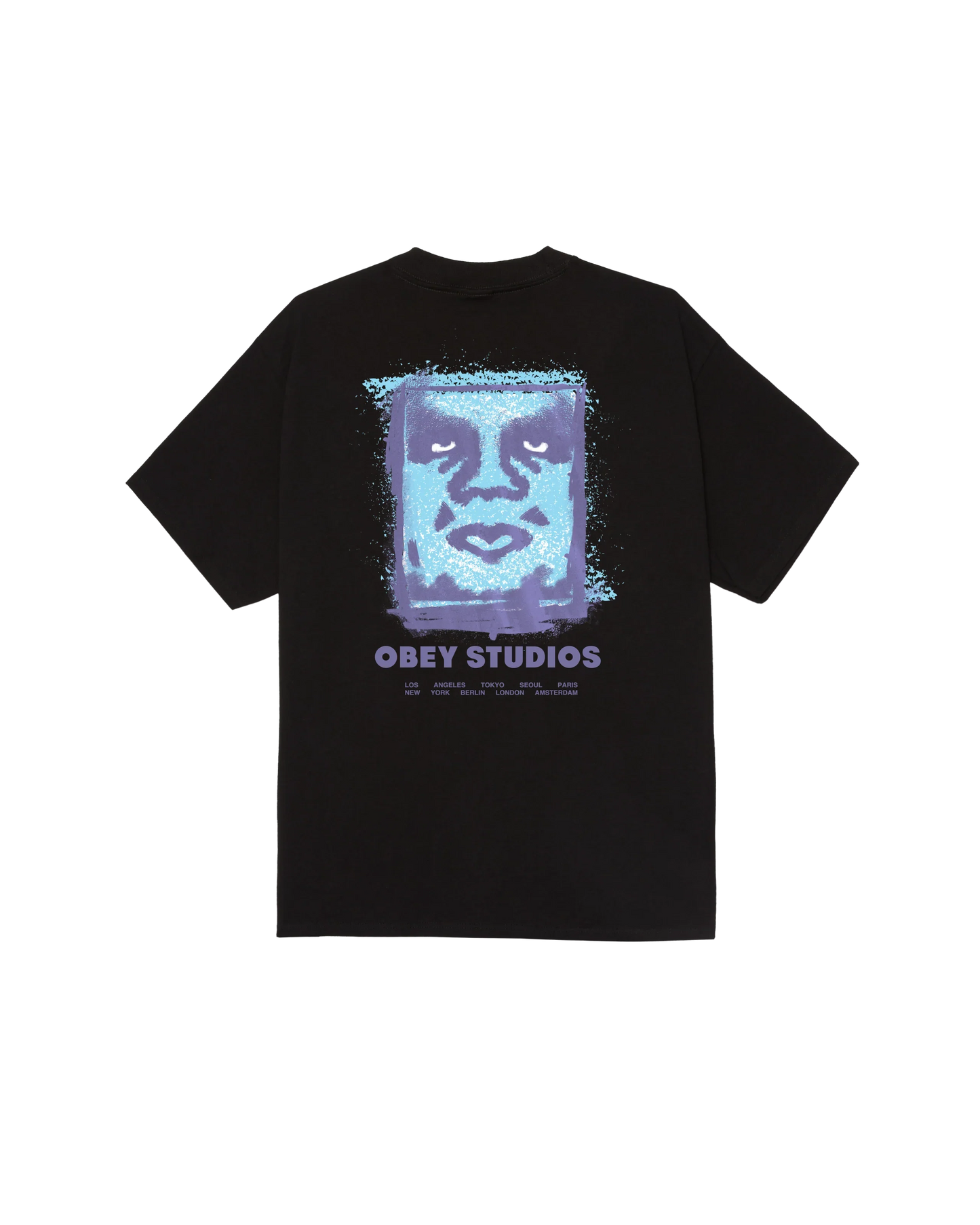 Obey 'Chalky Icon' Tee - Black