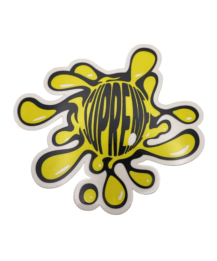 Supreme 'Splat' Sticker - Yellow