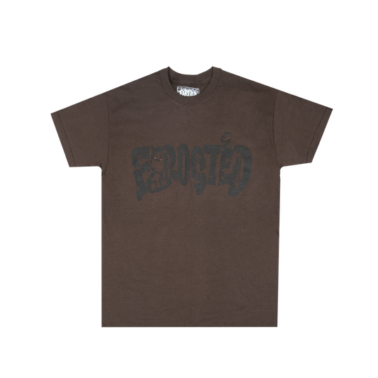 Frosted Skateboards 'Safari Logo' Tee - Brown