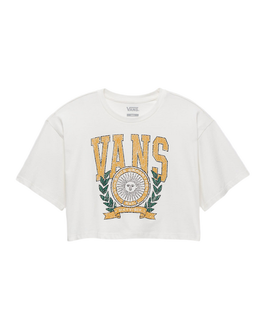 Vans 'First Team' Cropped Tee - Unbleached (Women’s)