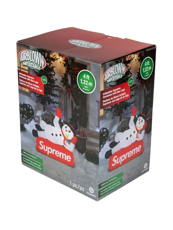 Supreme Inflatable Snowman - White