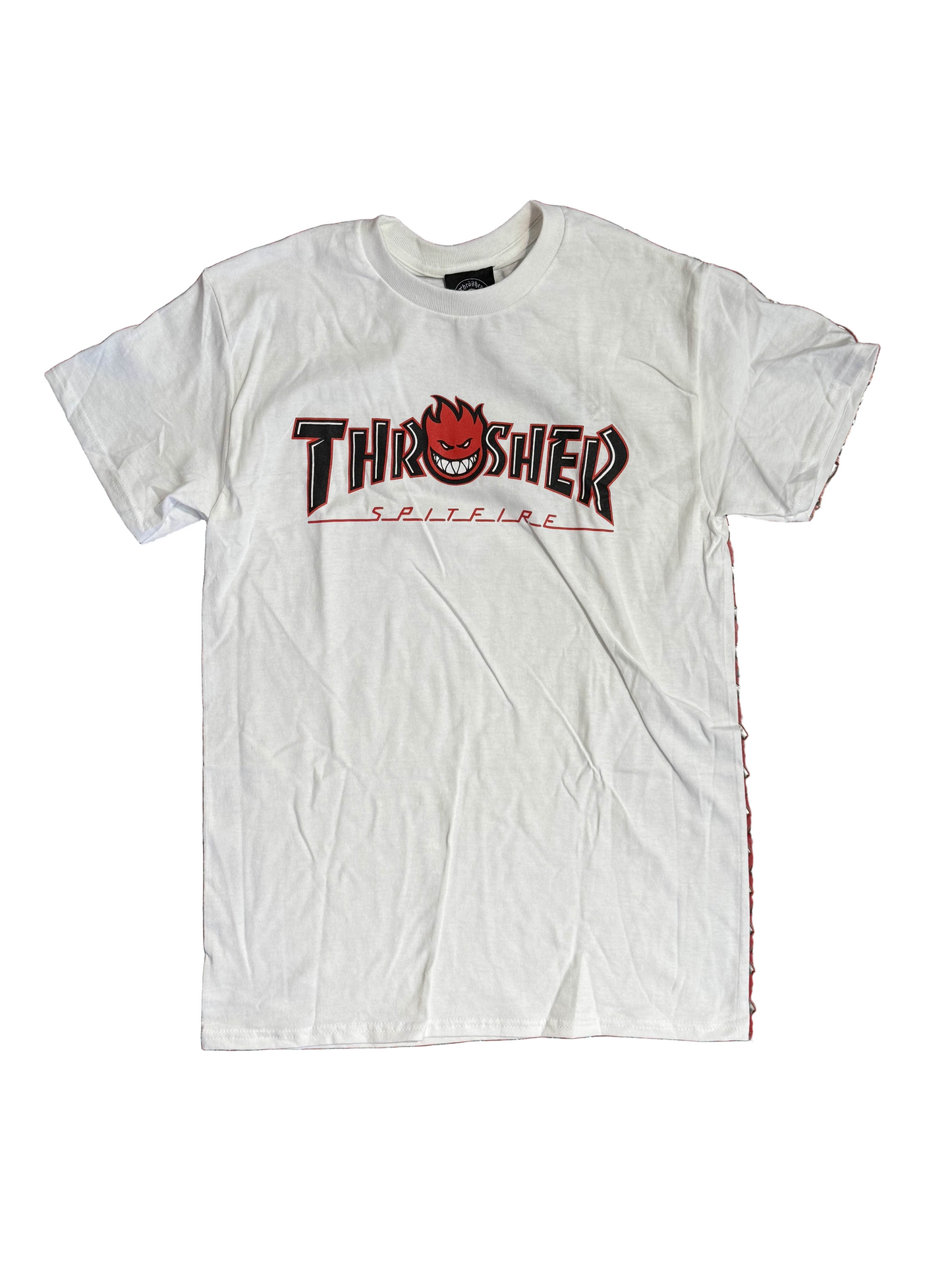 Thrasher x Spitfire 'Big Head Outline' Tee - White