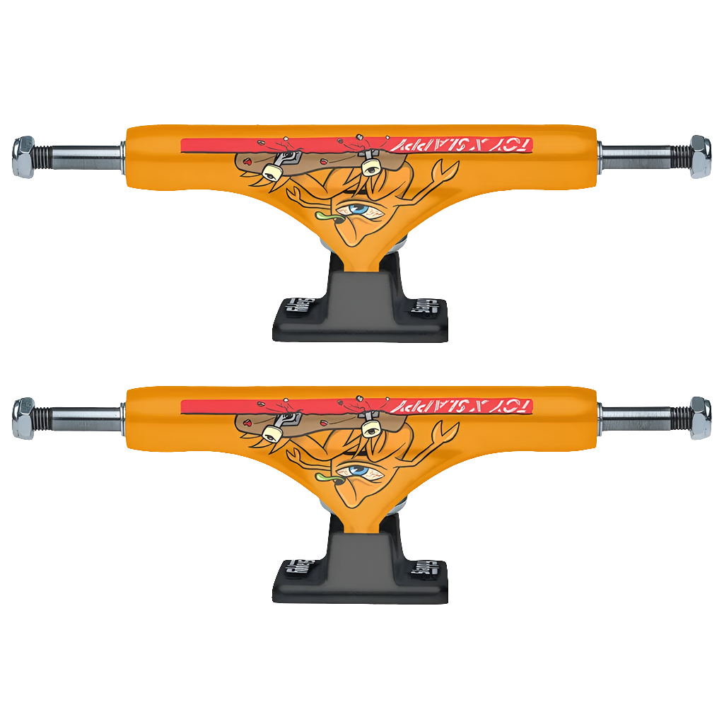Slappy x Toy Machine 'Stage 1' Hollow Trucks - Orange
