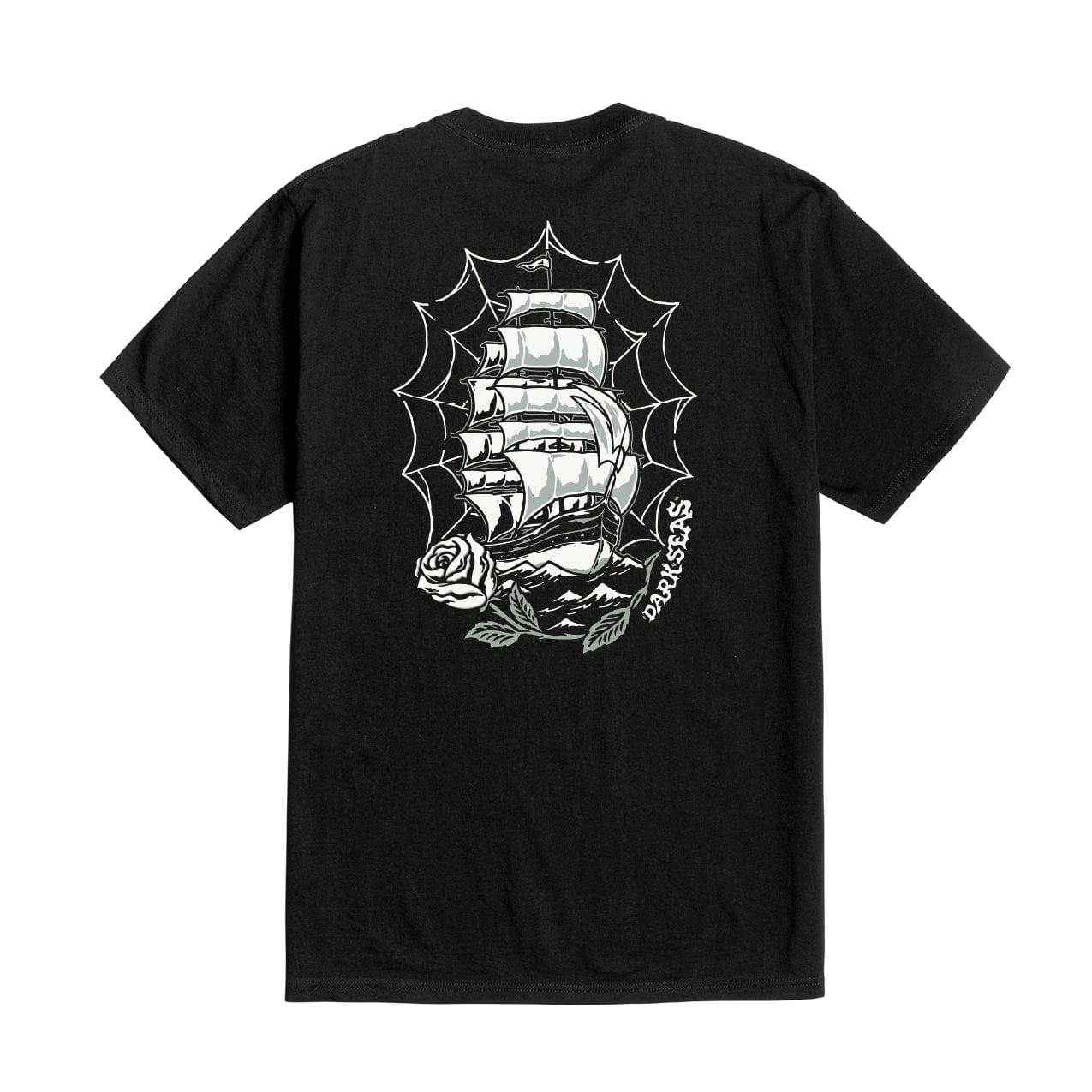 Dark Seas 'Departed' Tee - Black