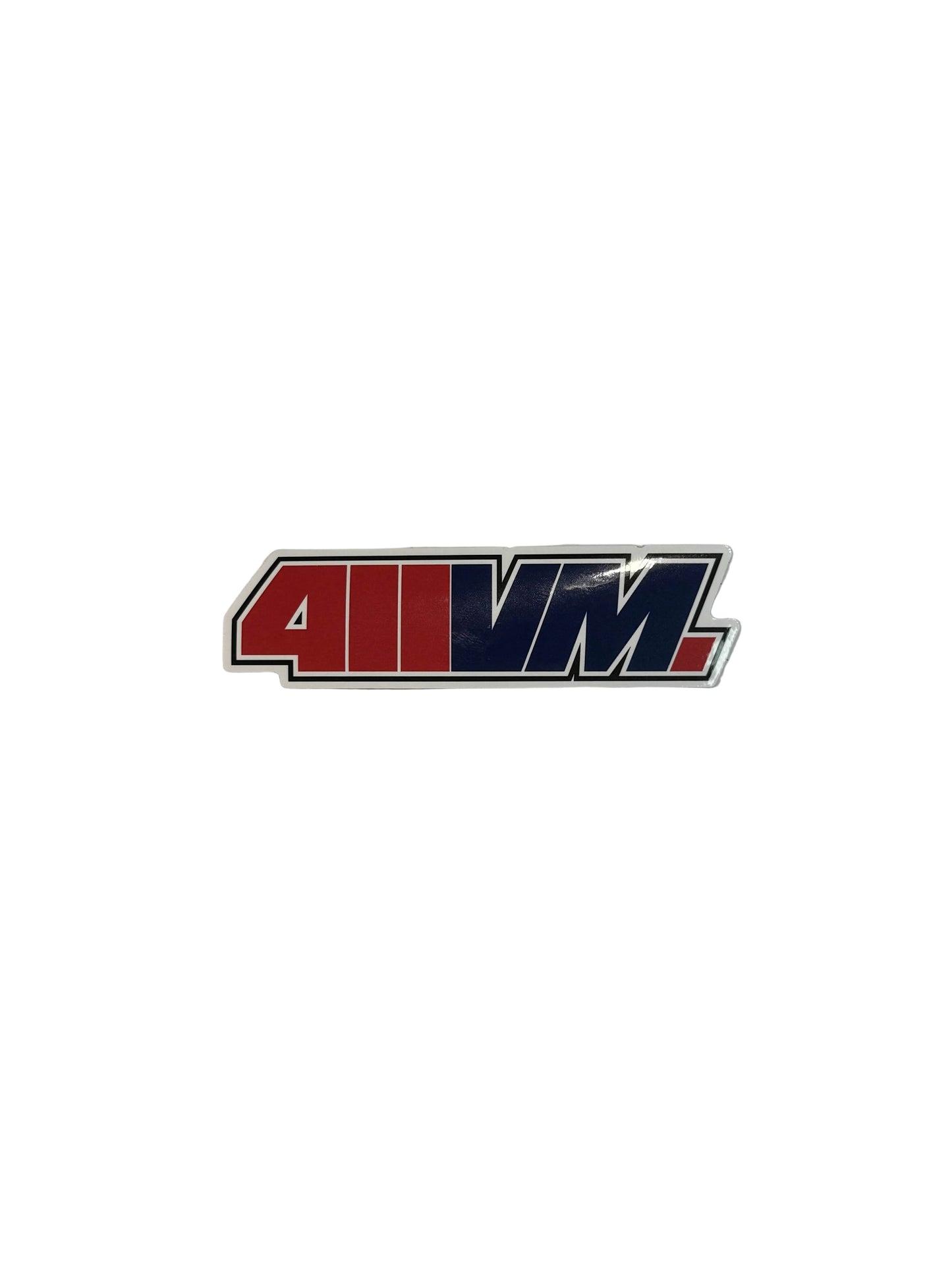 411VM 'Logo' Sticker - Red