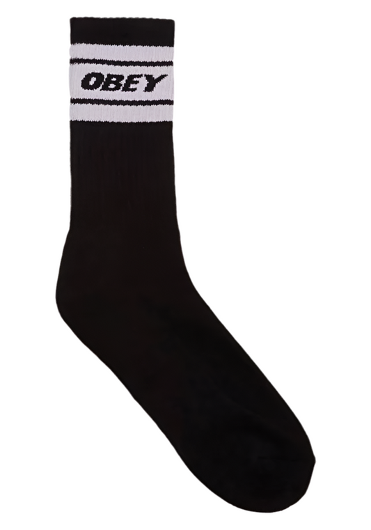 Obey 'Cooper II' Socks - Black/White