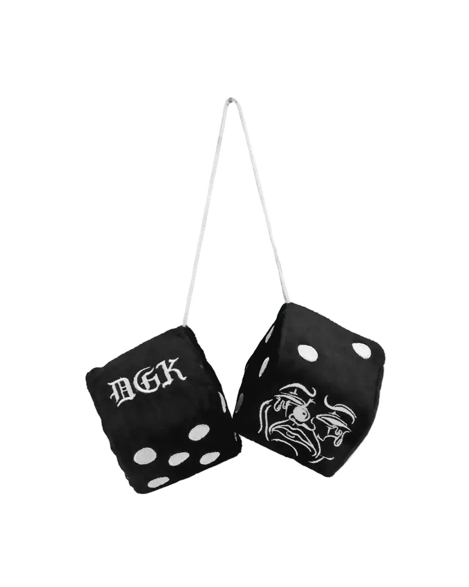 DGK 'Bones' Plush Dice - Black