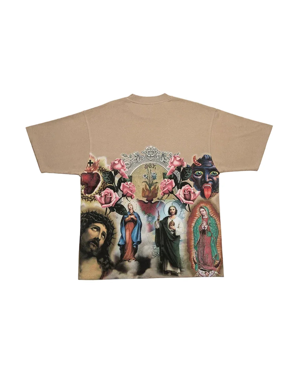 DGK 'Shrine' Knit Tee - Tan